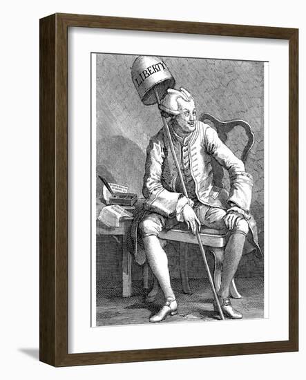 John Wilkes, English Politician, 1763-William Hogarth-Framed Giclee Print