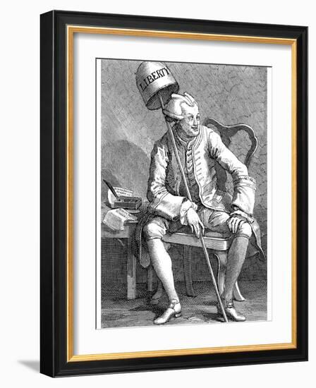 John Wilkes, English Politician, 1763-William Hogarth-Framed Giclee Print
