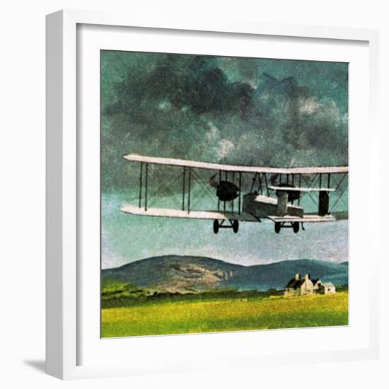 John William Alcock and Arthur Whitten Brown Who Flew across the Atlantic-English School-Framed Giclee Print