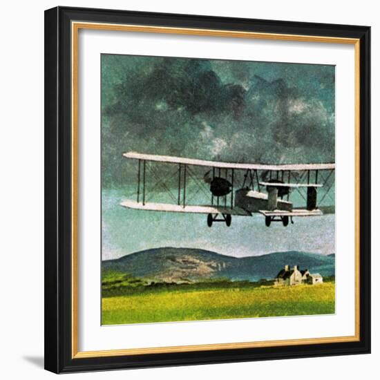 John William Alcock and Arthur Whitten Brown Who Flew across the Atlantic-English School-Framed Giclee Print