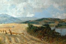 Harvest Time on the Conway River, C.1890-John William Buxton Knight-Giclee Print