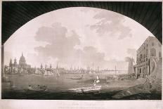 Riverbank View of Wandsworth, London, C1798-John William Edy-Giclee Print