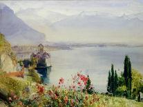 Lake Leman with the Dents du Midi in the Distance, 1863-John William Inchbold-Giclee Print