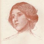 'From a study in sanguine', c1899-John William Waterhouse-Giclee Print