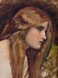 'From a study in sanguine', c1899-John William Waterhouse-Giclee Print