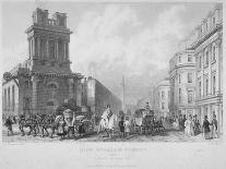 Church of St Mary Woolnoth, City of London, 1840-John Woods-Premier Image Canvas