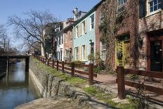 Old Houses Along the C and O Canal-John Woodworth-Photographic Print