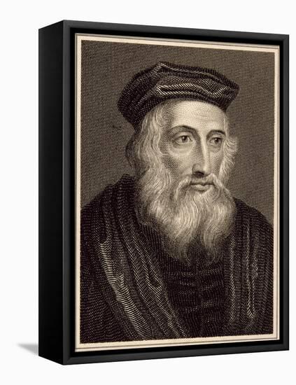 John Wycliffe (C.1330-84)-null-Framed Premier Image Canvas