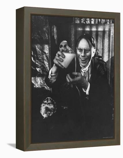 John Zacherle, Star of Shock Theater-Robert W^ Kelley-Framed Premier Image Canvas