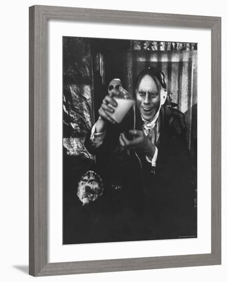 John Zacherle, Star of Shock Theater-Robert W^ Kelley-Framed Premium Photographic Print