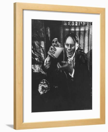 John Zacherle, Star of Shock Theater-Robert W^ Kelley-Framed Premium Photographic Print