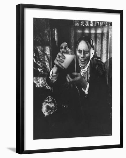 John Zacherle, Star of Shock Theater-Robert W^ Kelley-Framed Premium Photographic Print