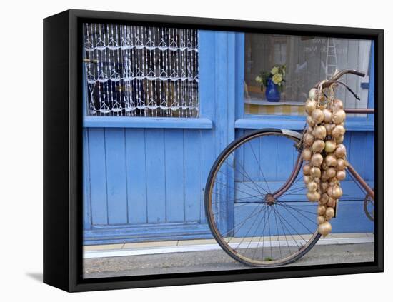 Johnnie's Bike, Roscoff, North Finistere, Brittany, France, Europe-De Mann Jean-Pierre-Framed Premier Image Canvas