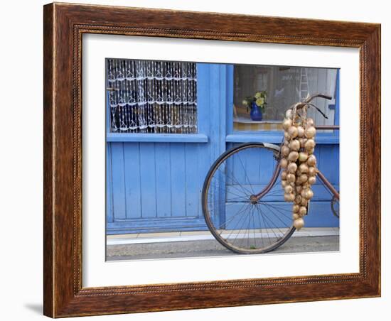 Johnnie's Bike, Roscoff, North Finistere, Brittany, France, Europe-De Mann Jean-Pierre-Framed Photographic Print