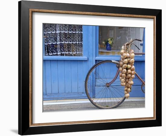 Johnnie's Bike, Roscoff, North Finistere, Brittany, France, Europe-De Mann Jean-Pierre-Framed Photographic Print