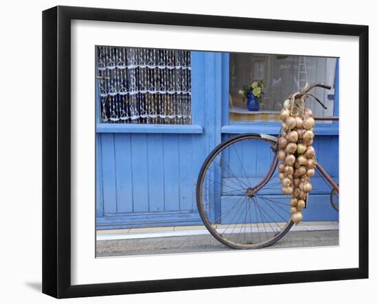 Johnnie's Bike, Roscoff, North Finistere, Brittany, France, Europe-De Mann Jean-Pierre-Framed Photographic Print