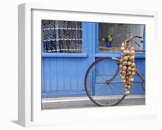 Johnnie's Bike, Roscoff, North Finistere, Brittany, France, Europe-De Mann Jean-Pierre-Framed Photographic Print