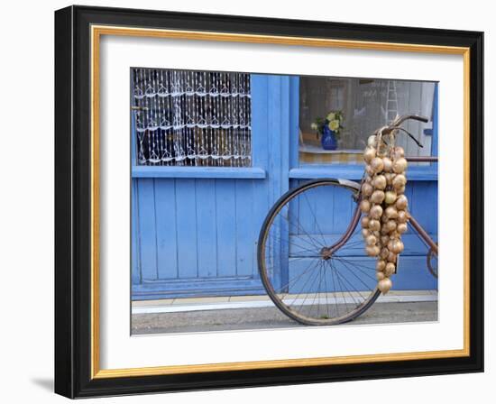 Johnnie's Bike, Roscoff, North Finistere, Brittany, France, Europe-De Mann Jean-Pierre-Framed Photographic Print