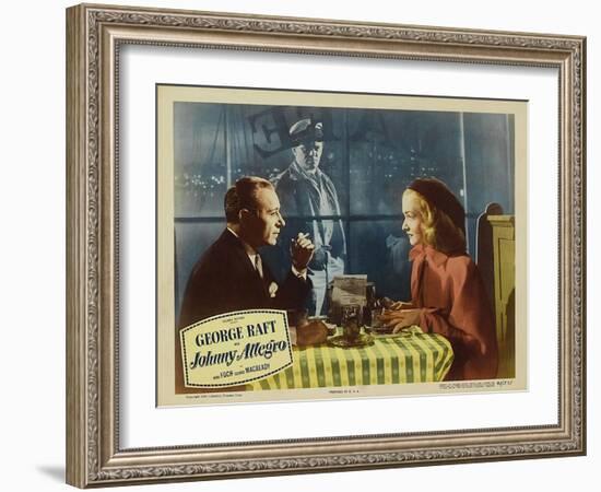 Johnny Allegro, 1949-null-Framed Art Print