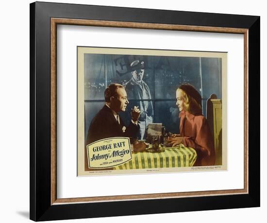 Johnny Allegro, 1949-null-Framed Premium Giclee Print