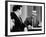 Johnny Carson and Jimmy Breslin Enjoying Conversation During Taping of the Johnny Carson Show-Arthur Schatz-Framed Premium Photographic Print