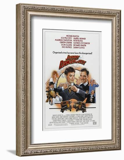 JOHNNY DANGEROUSLY [1984], directed by AMY HECKERLING.-null-Framed Photographic Print