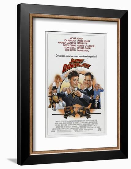 JOHNNY DANGEROUSLY [1984], directed by AMY HECKERLING.-null-Framed Photographic Print