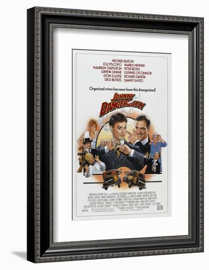 JOHNNY DANGEROUSLY [1984], directed by AMY HECKERLING.-null-Framed Photographic Print