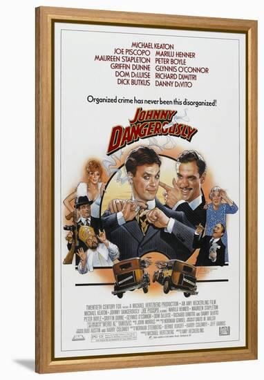 JOHNNY DANGEROUSLY [1984], directed by AMY HECKERLING.-null-Framed Premier Image Canvas