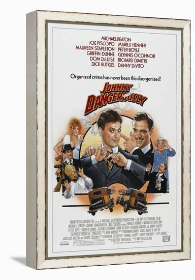 JOHNNY DANGEROUSLY [1984], directed by AMY HECKERLING.-null-Framed Premier Image Canvas