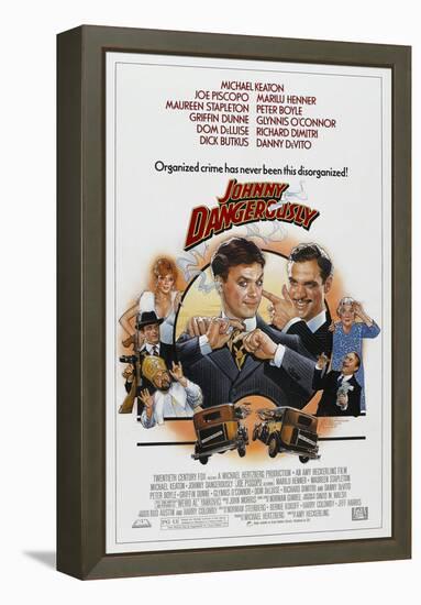 JOHNNY DANGEROUSLY [1984], directed by AMY HECKERLING.-null-Framed Premier Image Canvas