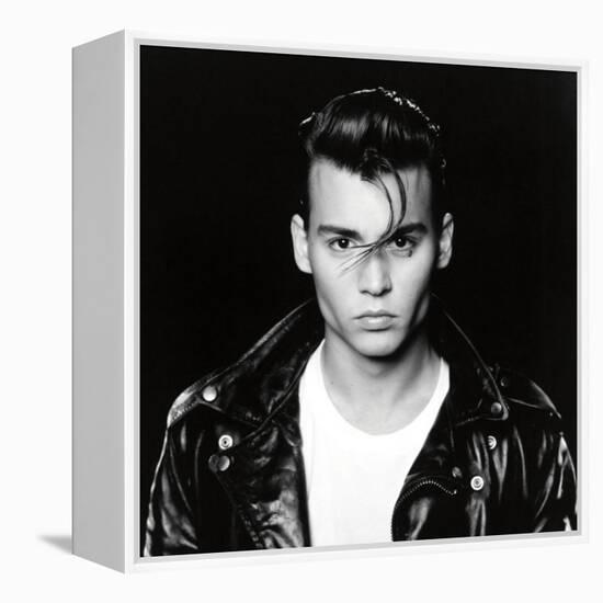 JOHNNY DEPP. "Cry-Baby" [1990], directed by JOHN WATERS.-null-Framed Stretched Canvas