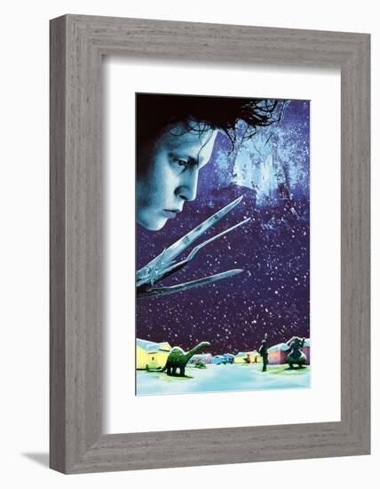 JOHNNY DEPP. "EDWARD SCISSORHANDS" [1990], directed by TIM BURTON.-null-Framed Photographic Print