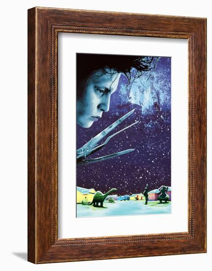 JOHNNY DEPP. "EDWARD SCISSORHANDS" [1990], directed by TIM BURTON.-null-Framed Photographic Print