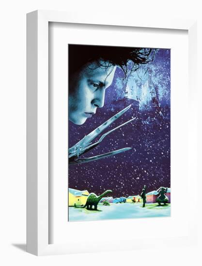 JOHNNY DEPP. "EDWARD SCISSORHANDS" [1990], directed by TIM BURTON.-null-Framed Photographic Print