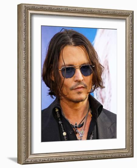 Johnny Depp-null-Framed Photo