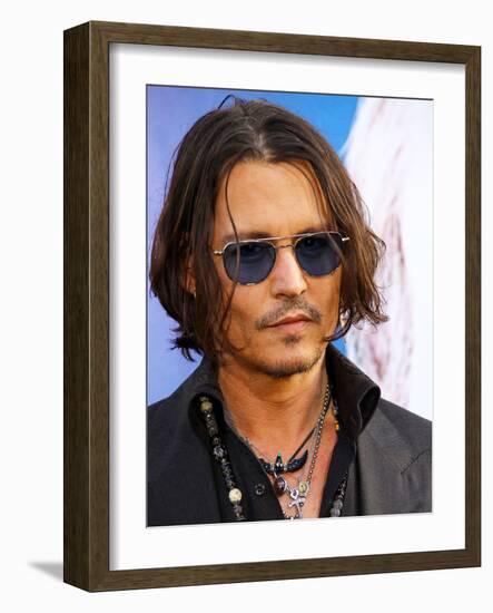 Johnny Depp-null-Framed Photo