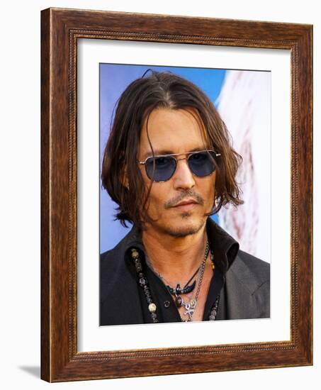 Johnny Depp-null-Framed Photo