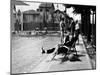 Johnny Dorelli at the Edge of a Swimming Pool-Angelo Cozzi-Mounted Photographic Print