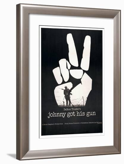 JOHNNY GOT HIS GUN, US poster, 1971-null-Framed Art Print