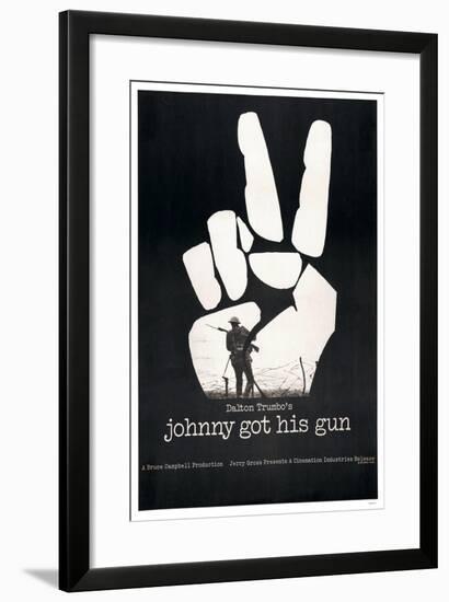 JOHNNY GOT HIS GUN, US poster, 1971-null-Framed Art Print
