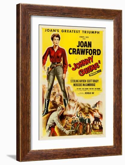 Johnny Guitar, 1954, Directed by Nicholas Ray-null-Framed Giclee Print