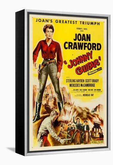 Johnny Guitar, 1954, Directed by Nicholas Ray-null-Framed Premier Image Canvas