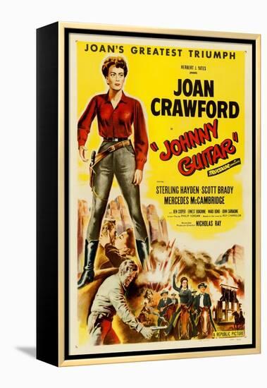 Johnny Guitar, 1954, Directed by Nicholas Ray-null-Framed Premier Image Canvas