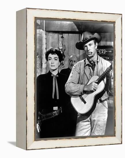 Johnny Guitar, Joan Crawford, Sterling Hayden, 1954-null-Framed Stretched Canvas
