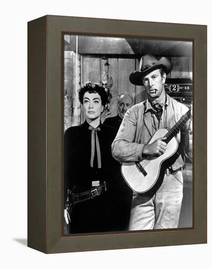 Johnny Guitar, Joan Crawford, Sterling Hayden, 1954-null-Framed Stretched Canvas