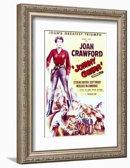 Johnny Guitar - Movie Poster Reproduction-null-Framed Photo