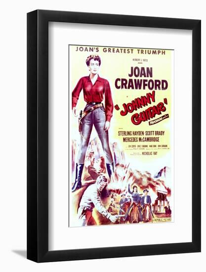 Johnny Guitar - Movie Poster Reproduction-null-Framed Photo