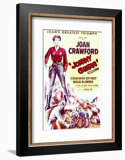 Johnny Guitar - Movie Poster Reproduction-null-Framed Photo