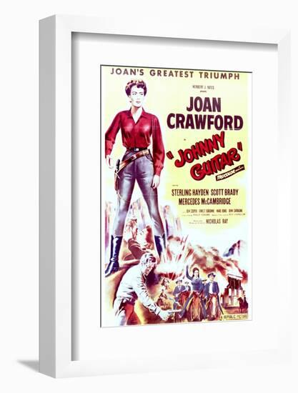 Johnny Guitar - Movie Poster Reproduction-null-Framed Photo